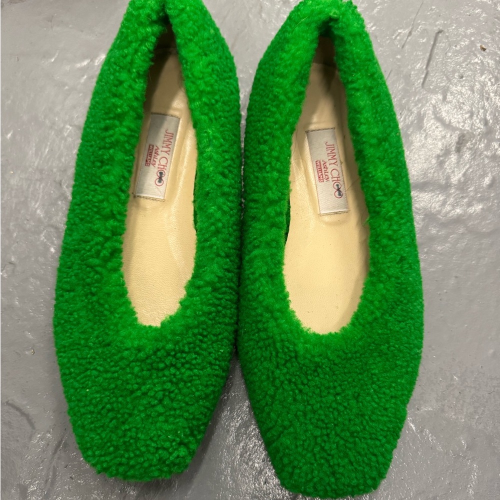 Jimmy Choo Marlin shearling flats